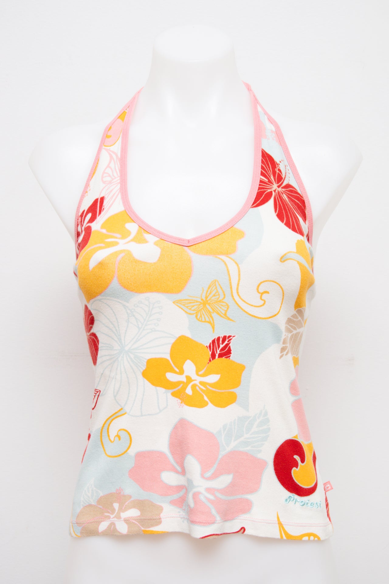 #015 Protest Halter Top White | c. 203 | Size 10