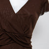 # W Cami Top Brown | c. 206 | Size 8
