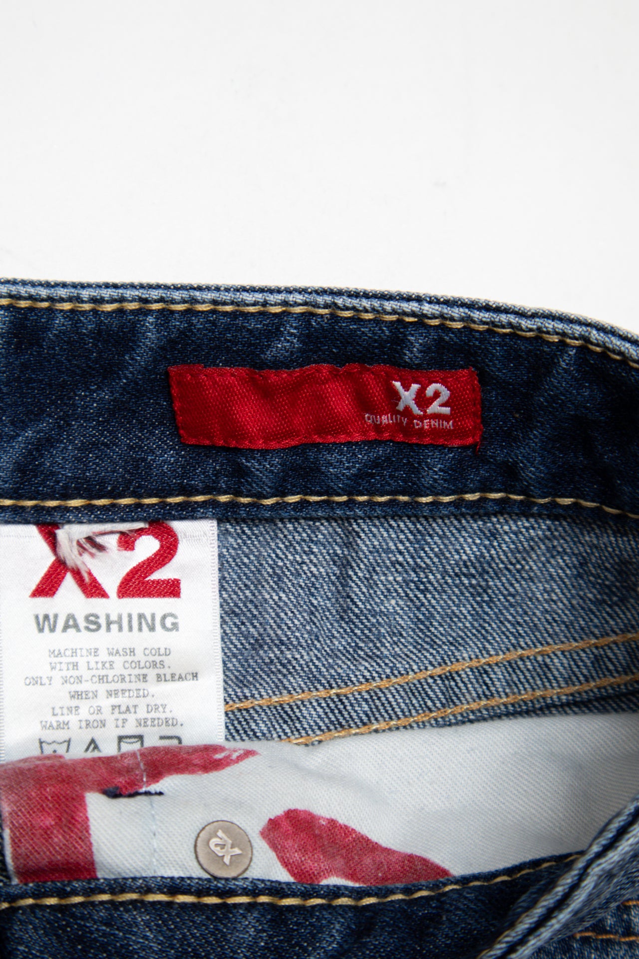 #078 X2 Mini Skirt Blue | c. 204 | Size 8