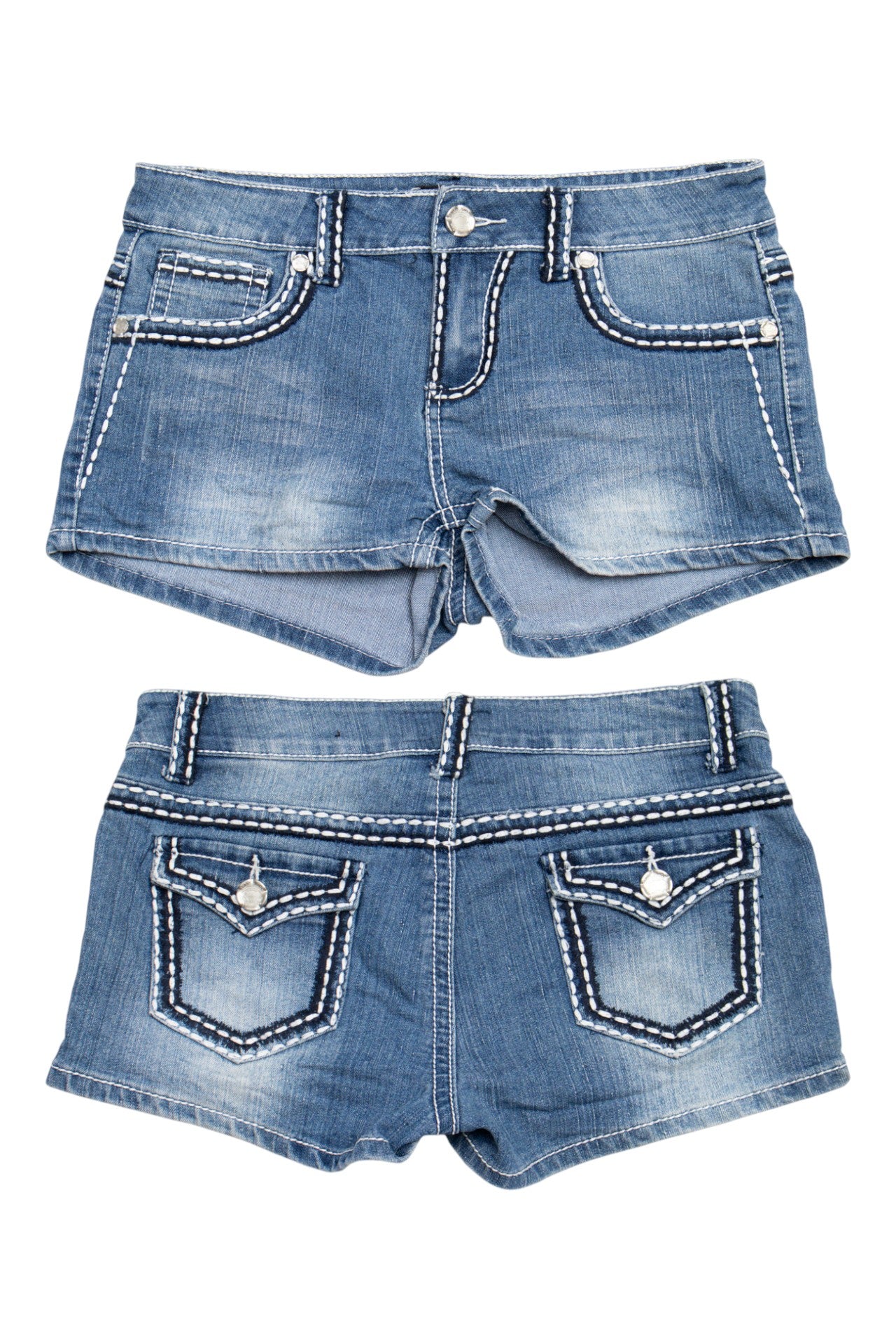 #089 Eighty Eight Denim Shorts Blue | c. 204 | Size 8
