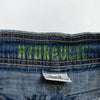 #153 Hydraulic Denim Mini Skirt Blue | c. 190 | Size 6