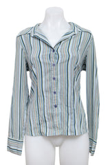 #053 Denver Hayes Long Sleeve Blue | c. 214 | Size 10