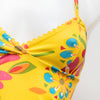 #65 Halter Top Yellow | c. 191 | Size 8