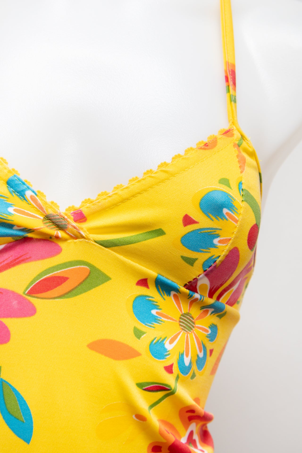 #65 Halter Top Yellow | c. 191 | Size 8