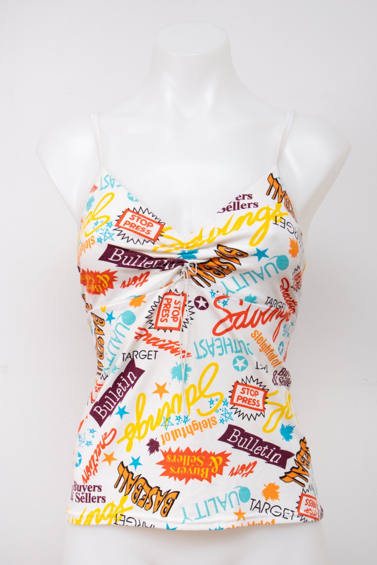 #08 Fuxexia Cami Top White | c. 198 | Size 10