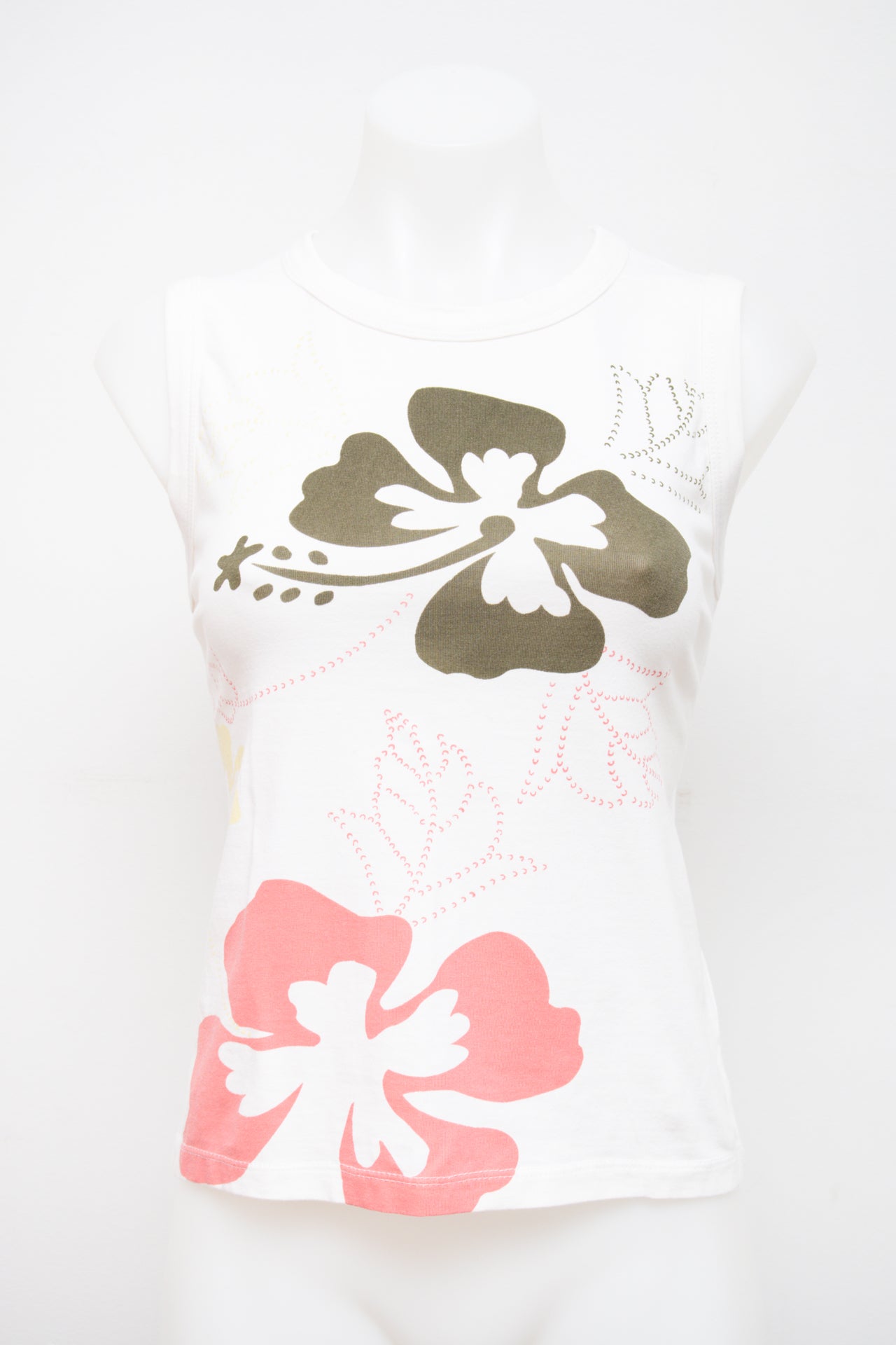 #60 3suisses Tank Top White | c. 197 | Size 12