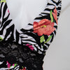 #056 Deb Halter Top Black | c. 201 | Size 8