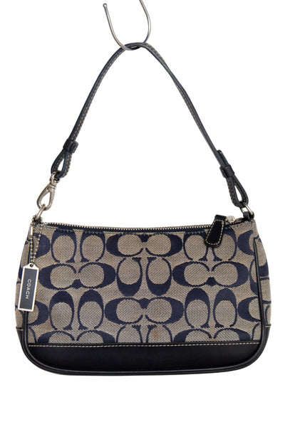 #166 Coach Shoulder Bag Blue | c. 187 | Size