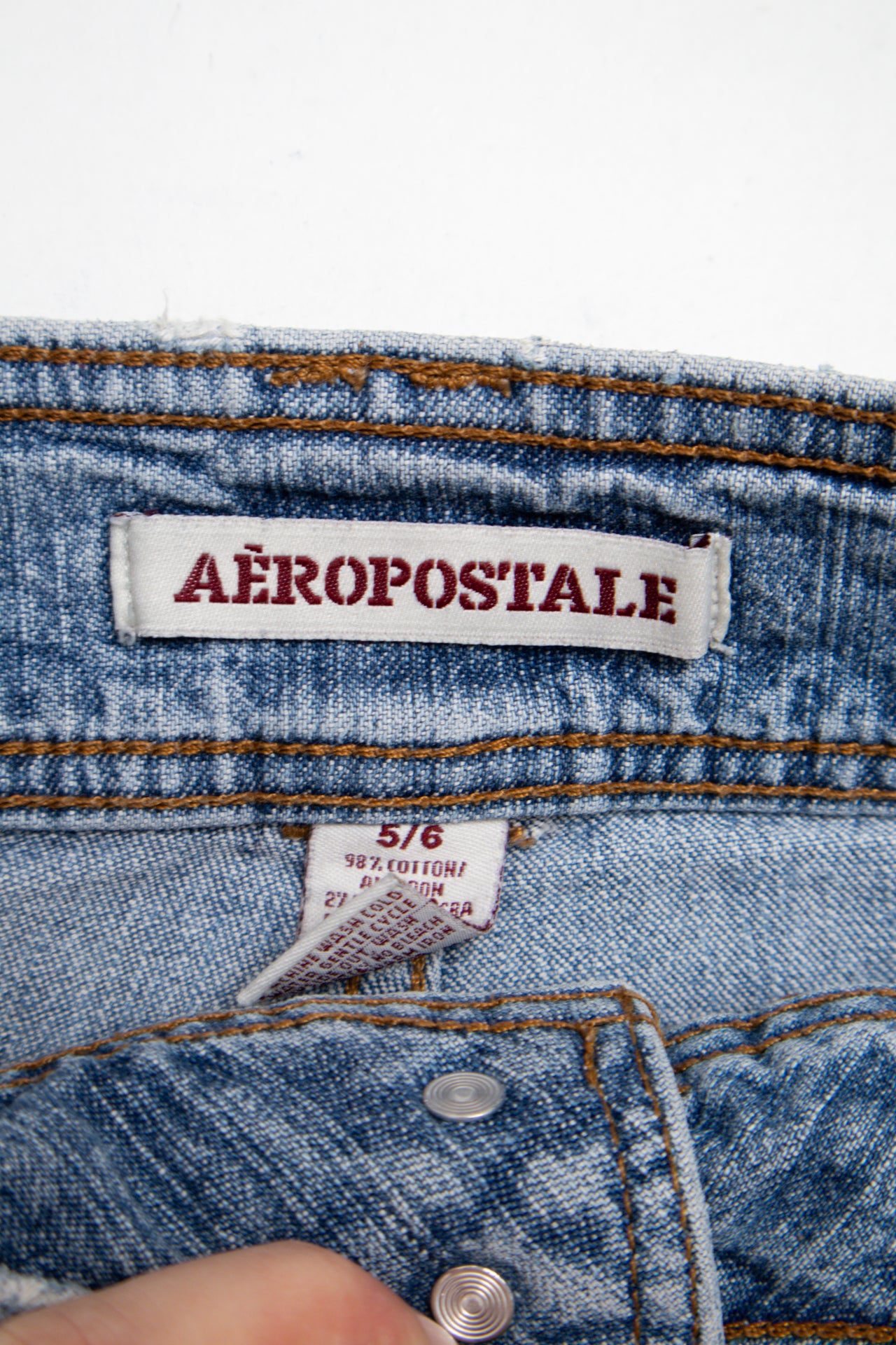 #083 Aeropostale Denim Shorts Blue | c. 204 | Size 8