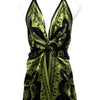 #54 Le Chateau Halter Top Green | c. 197 | Size 10/12