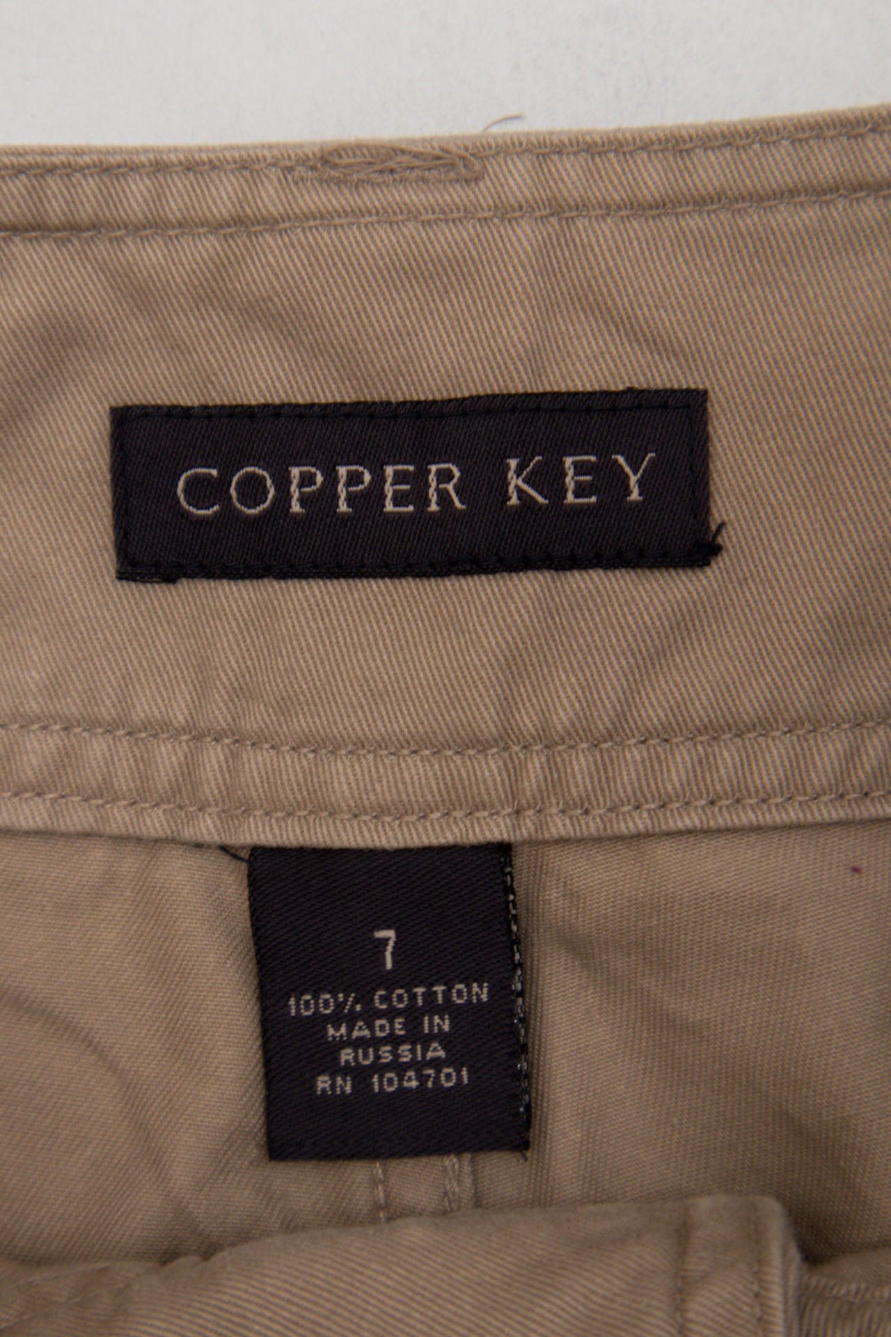 #118 Copper Key Pants Beige | c. 211 | Size 8