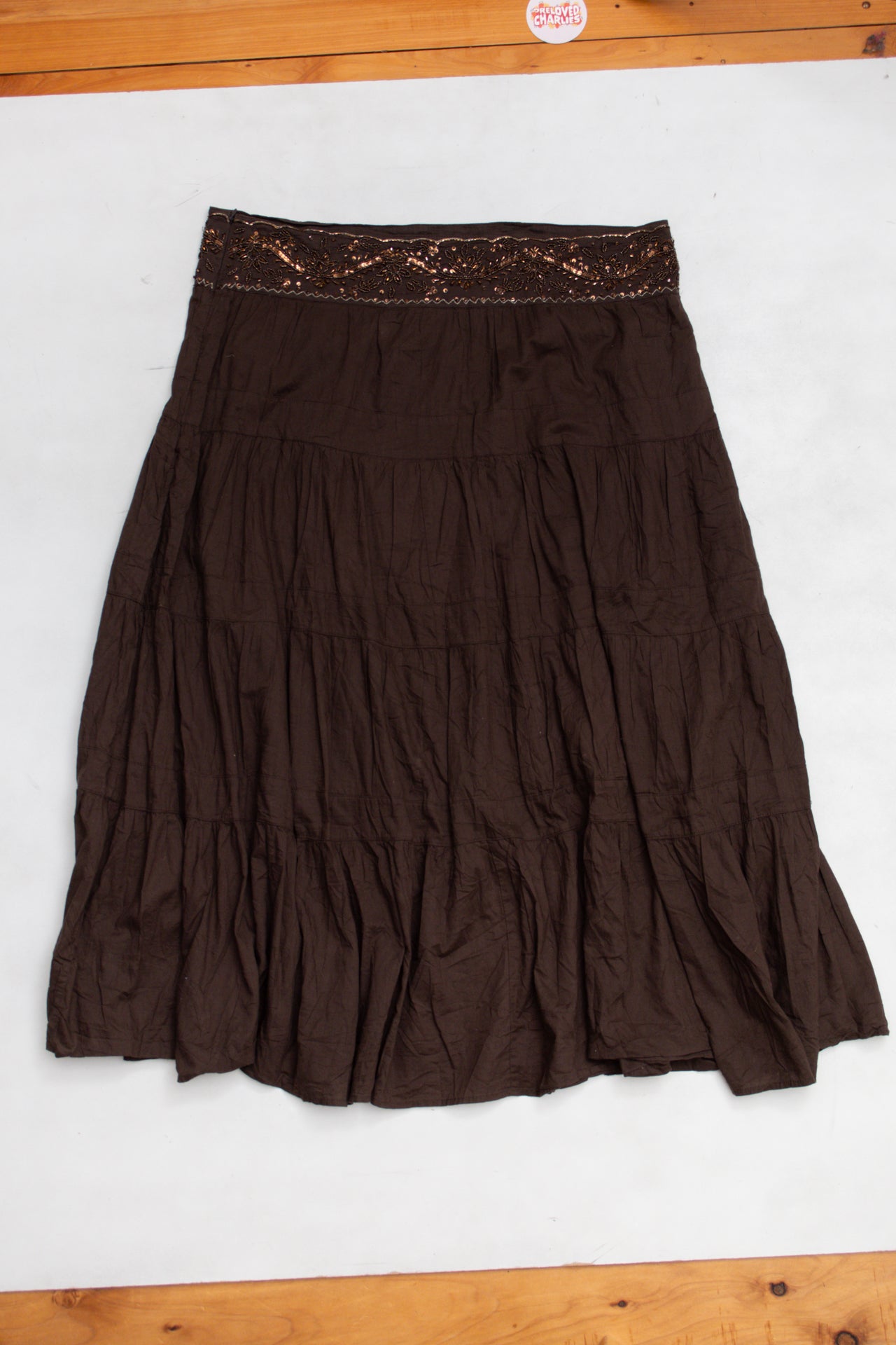 #109 Skirt Brown | c. 186 | Size 16