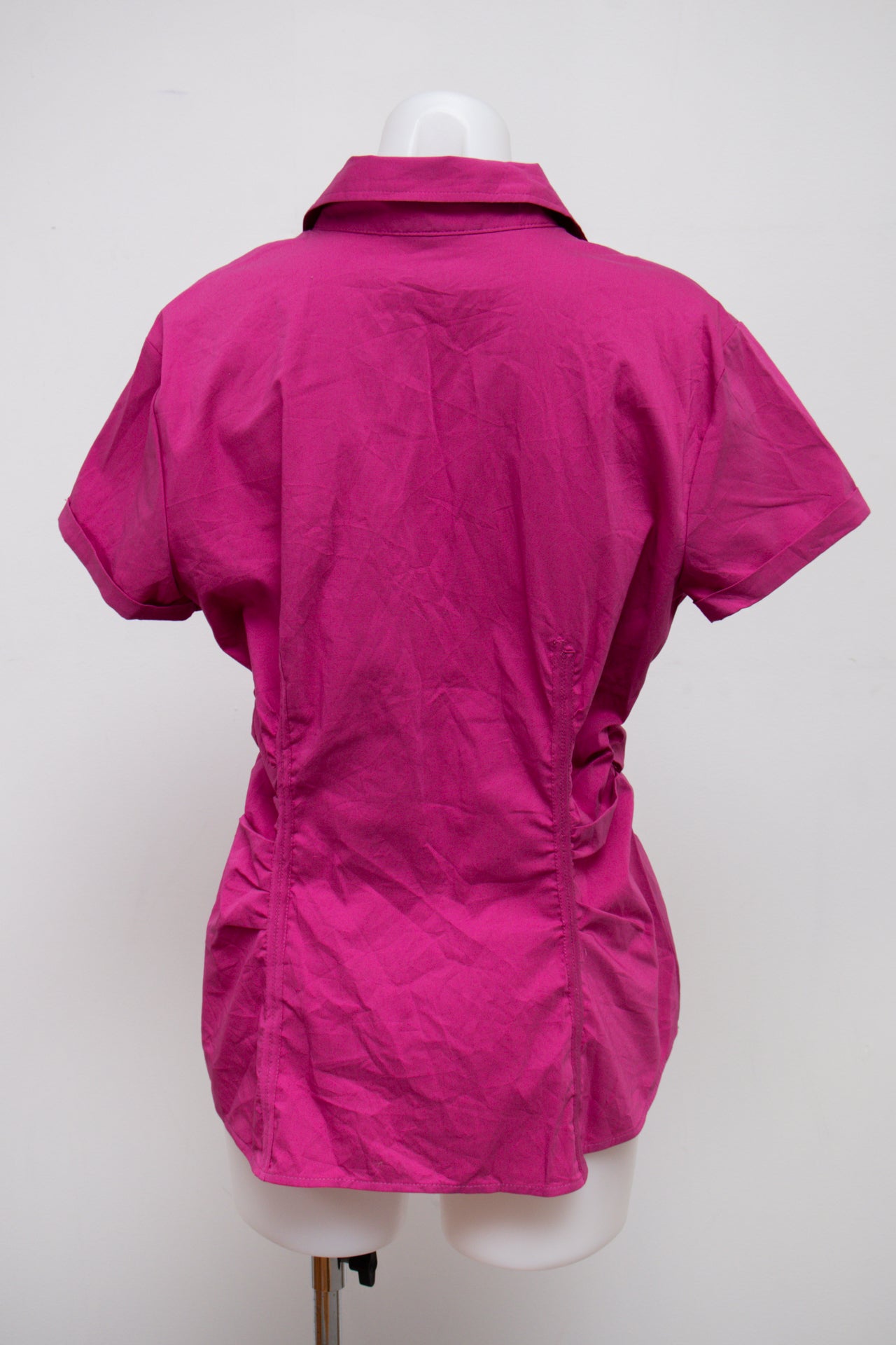 #044 New York & Company Short Sleeve Pink | c. 213 | Size 8