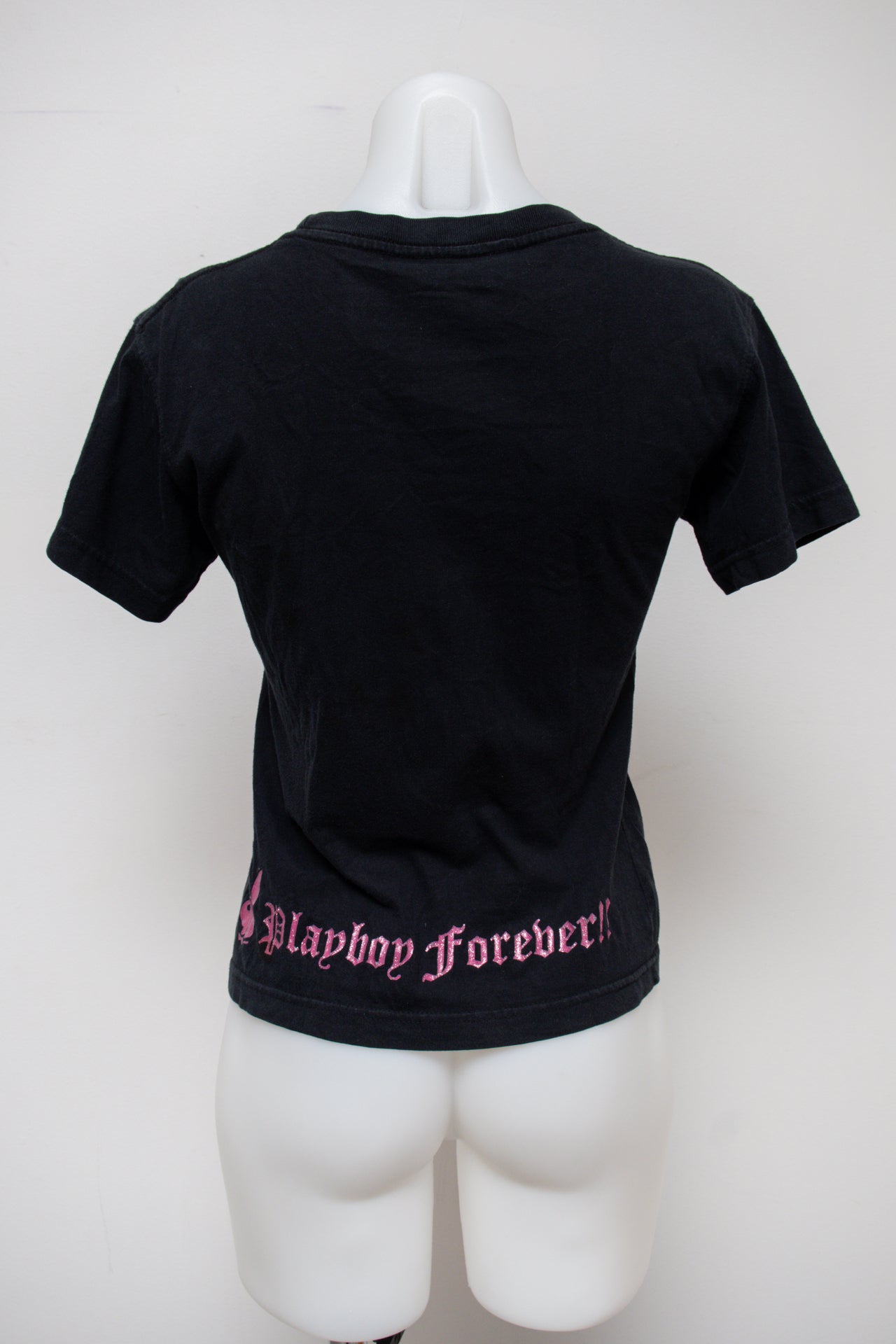 #24 Playboy T-shirt Black | c. 184 | Size 8/10