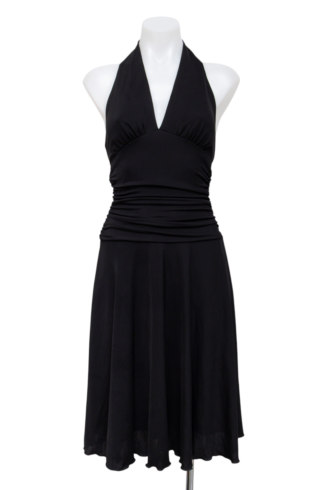 #157 Connected Apparel Halter Top Black | c. 195 | Size 8