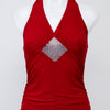 #049 Dynamite Halter Top Red | c. 200 | Size 6