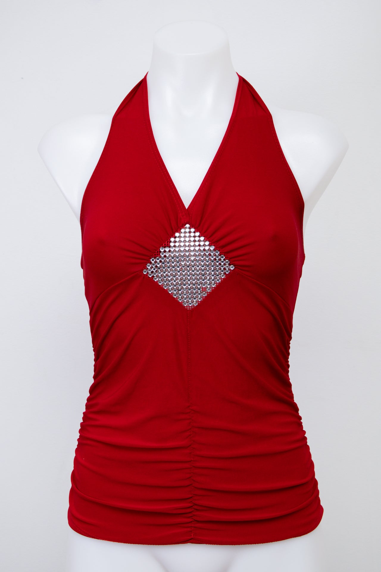 #049 Dynamite Halter Top Red | c. 200 | Size 6