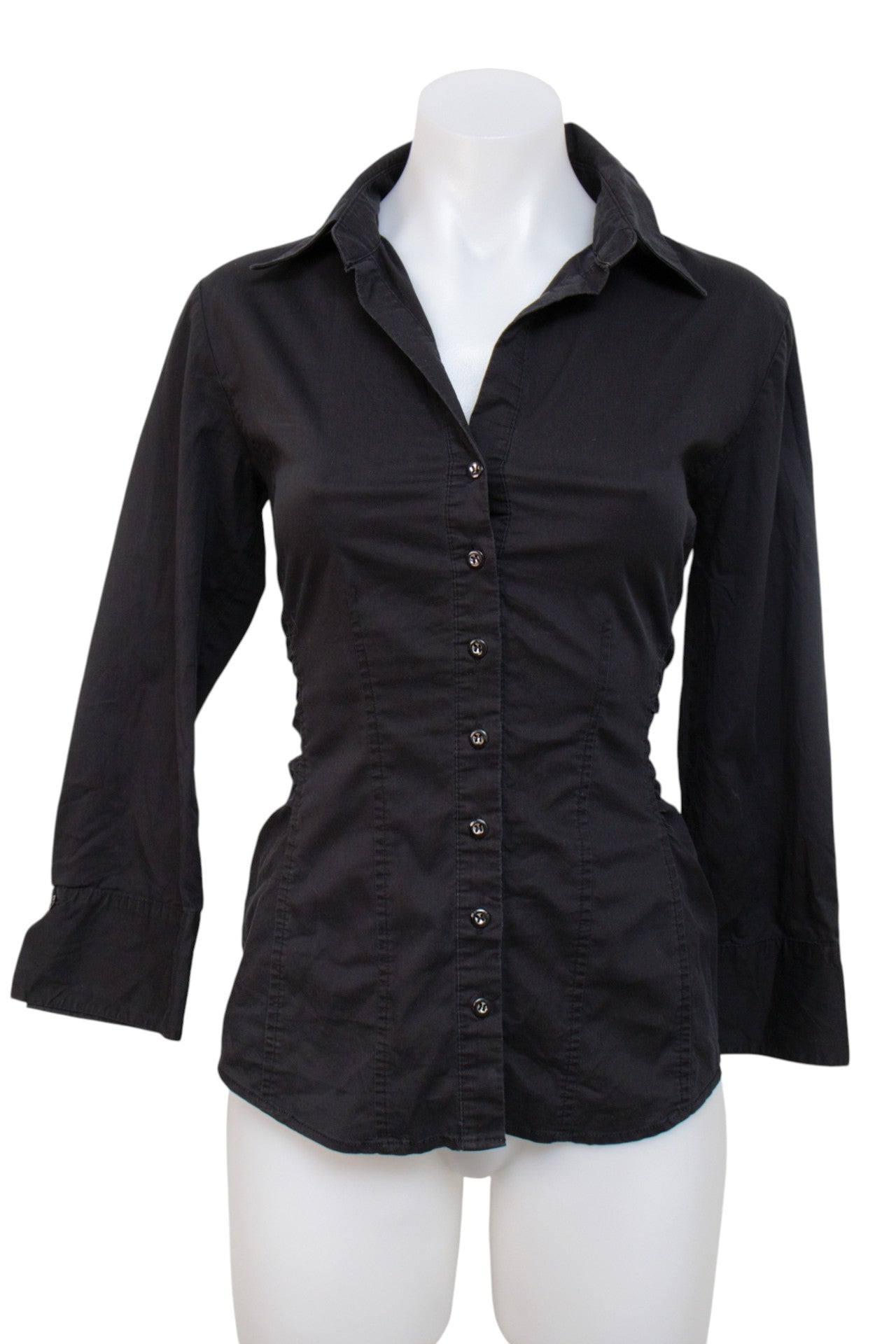 #073 New York & Company T-shirt Black | c. | Size 8