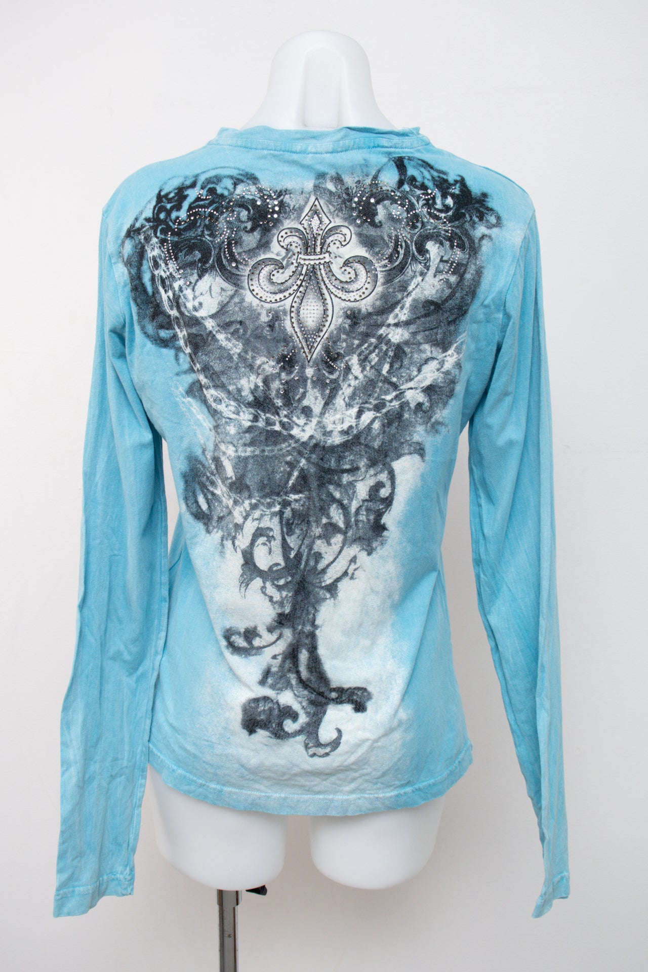 #075 Cocaine Legend T-shirt Blue | c. | Size 8