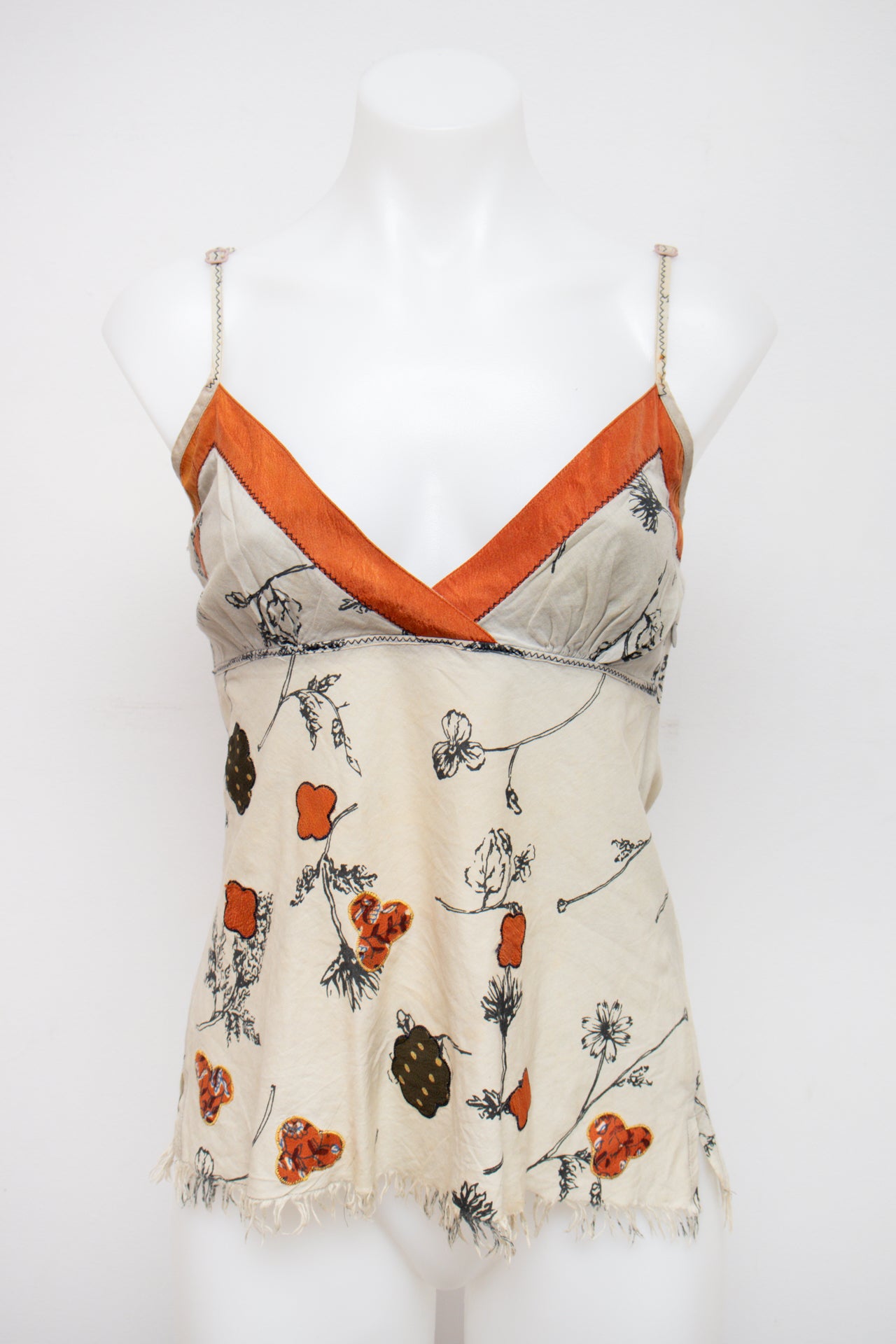 #40 Nice Day Cami Top White | c. 197 | Size 8