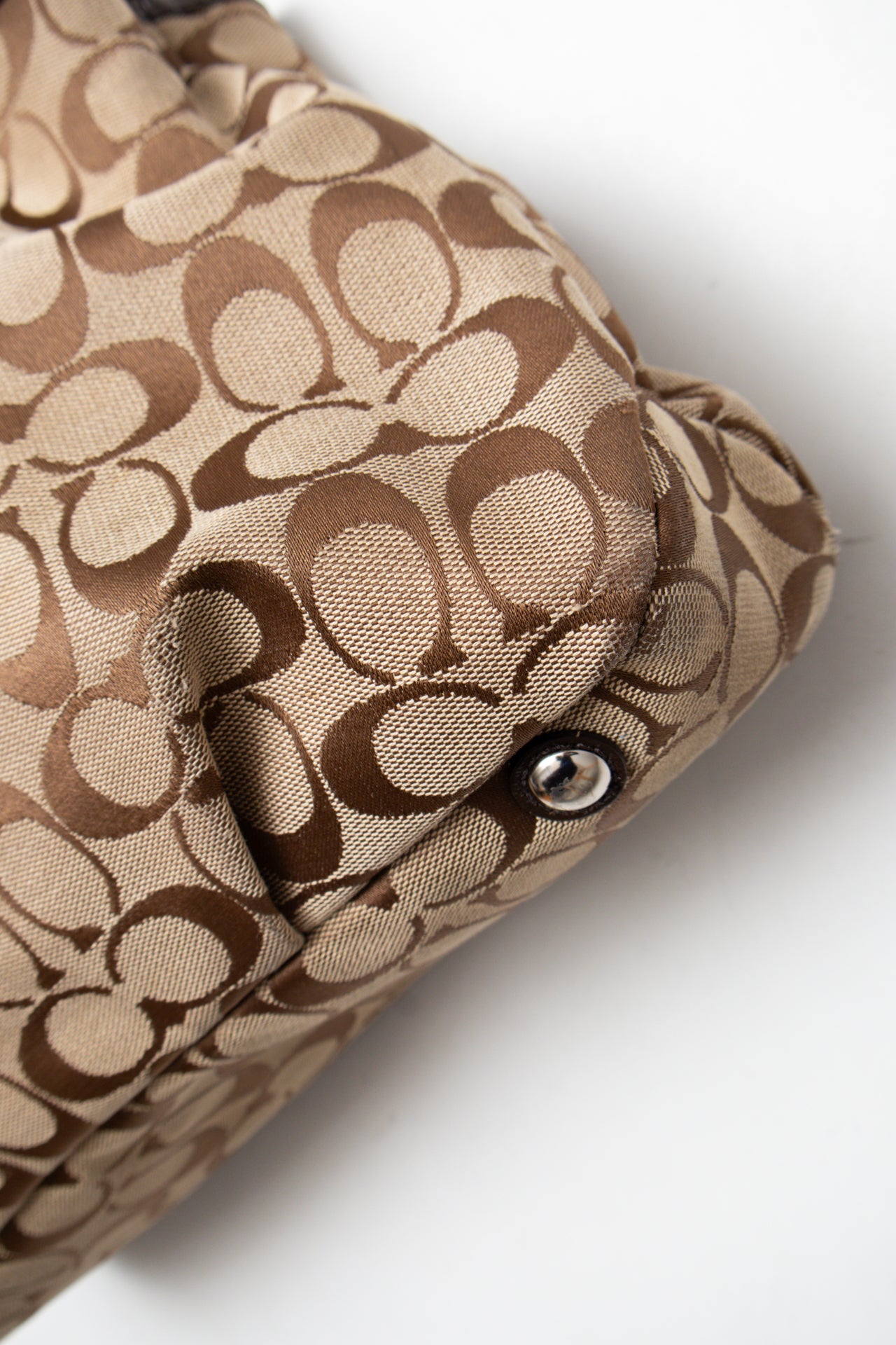 #199 Coach Shoulder Bag Brown | c. 202 | Size