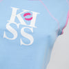 #081 Deadstock Top Girl T-shirt Blue | c. | Size 10/12