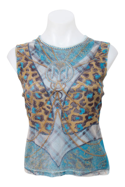 #030 Morgan De Toi Tank Top Blue | c. 201 | Size 8