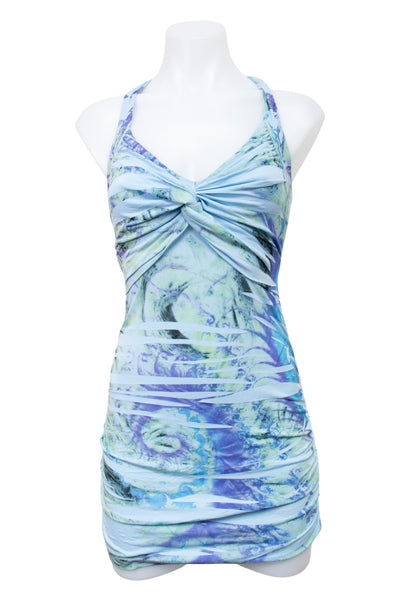 #112 Body Central Halter Top Blue | c. 198 | Size
