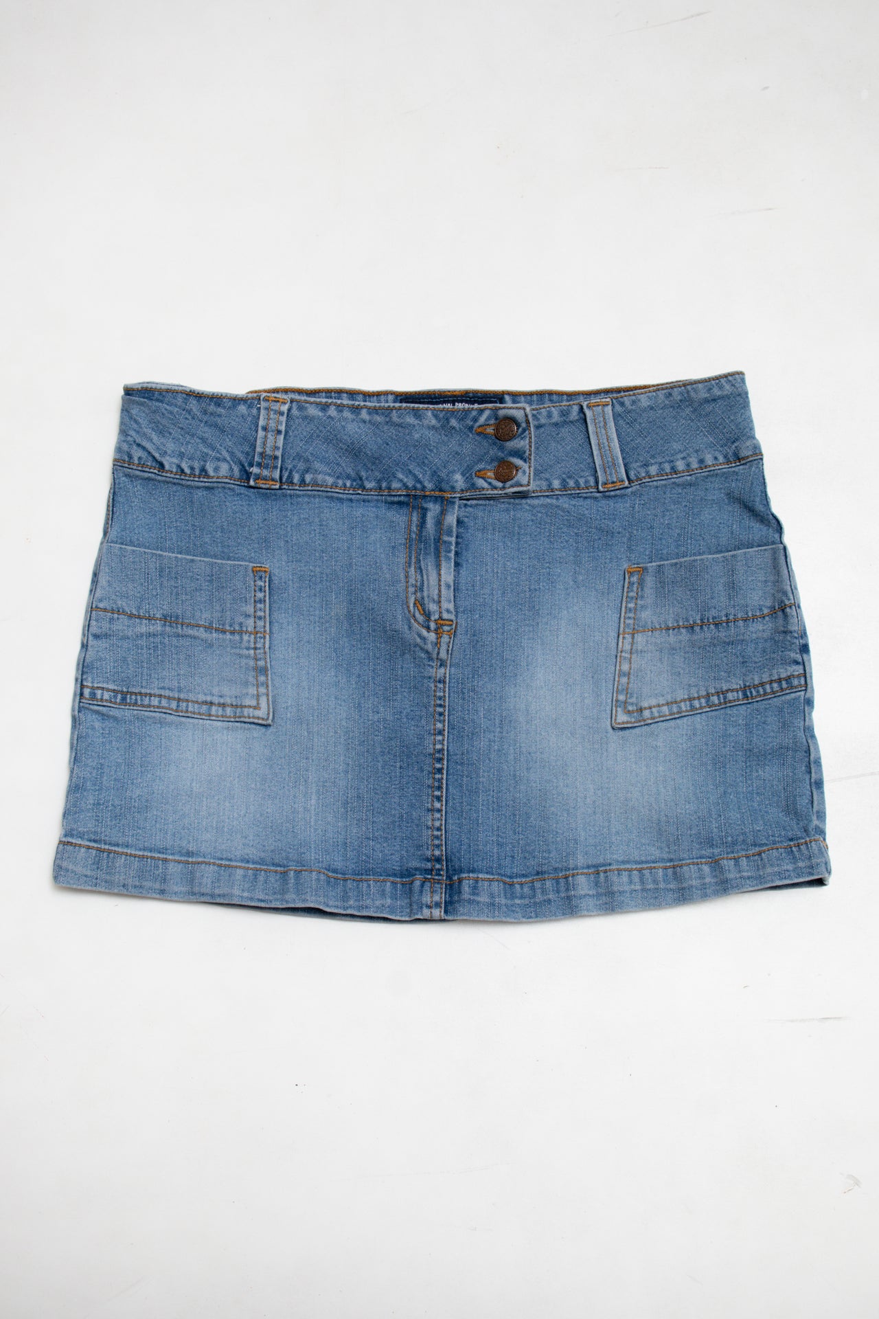 # Blue-asphalt Mini Skirt Blue | c. 189 | Size 8