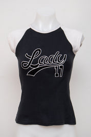 #042 I'm A Woman Tank Black | c. 211 | Size 6