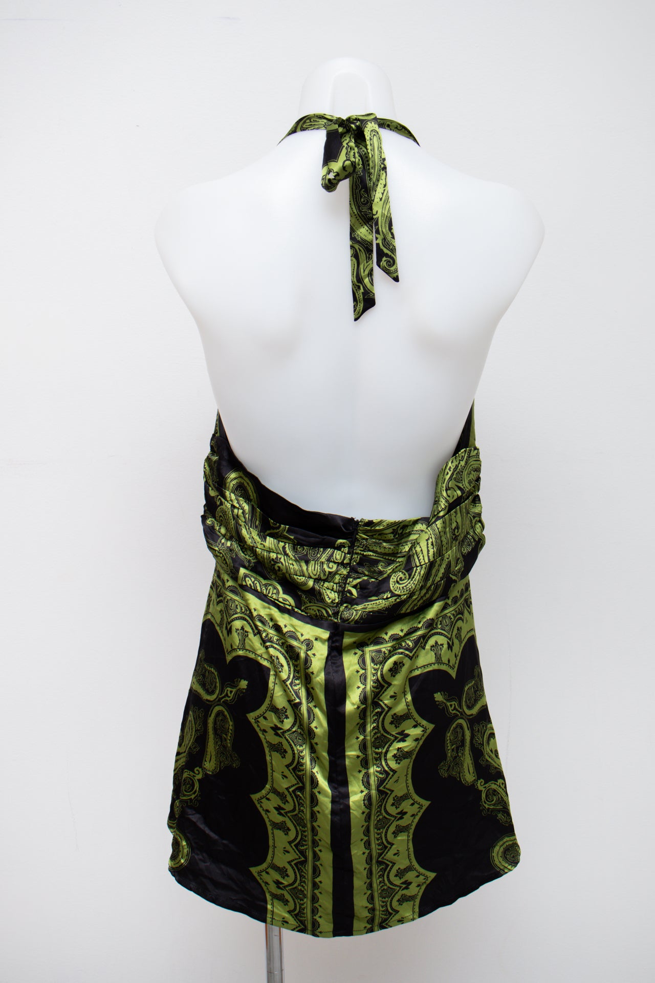 #54 Le Chateau Halter Top Green | c. 197 | Size 10/12