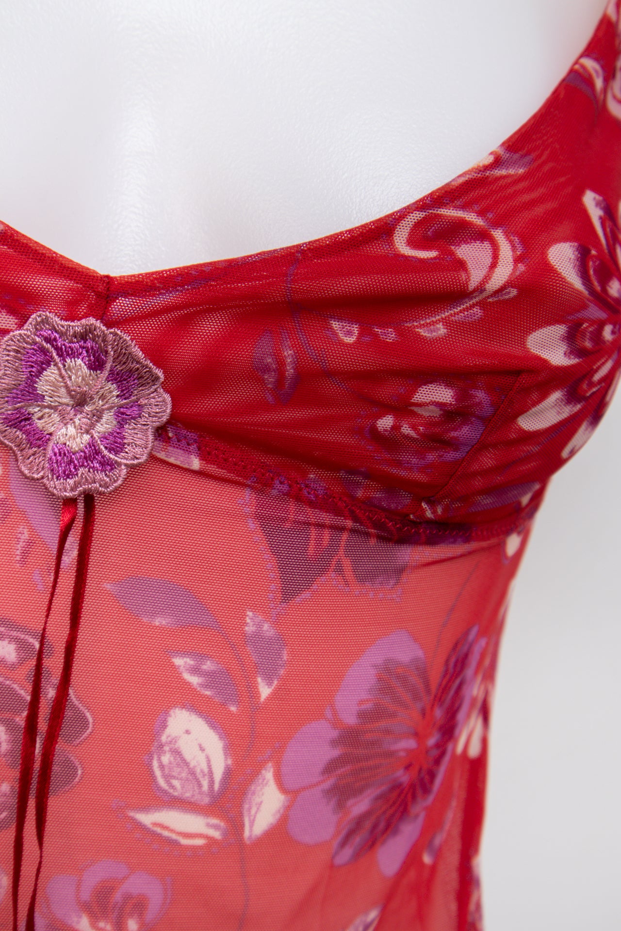 #24 Etam Cami Top Red | c. 195 | Size 8