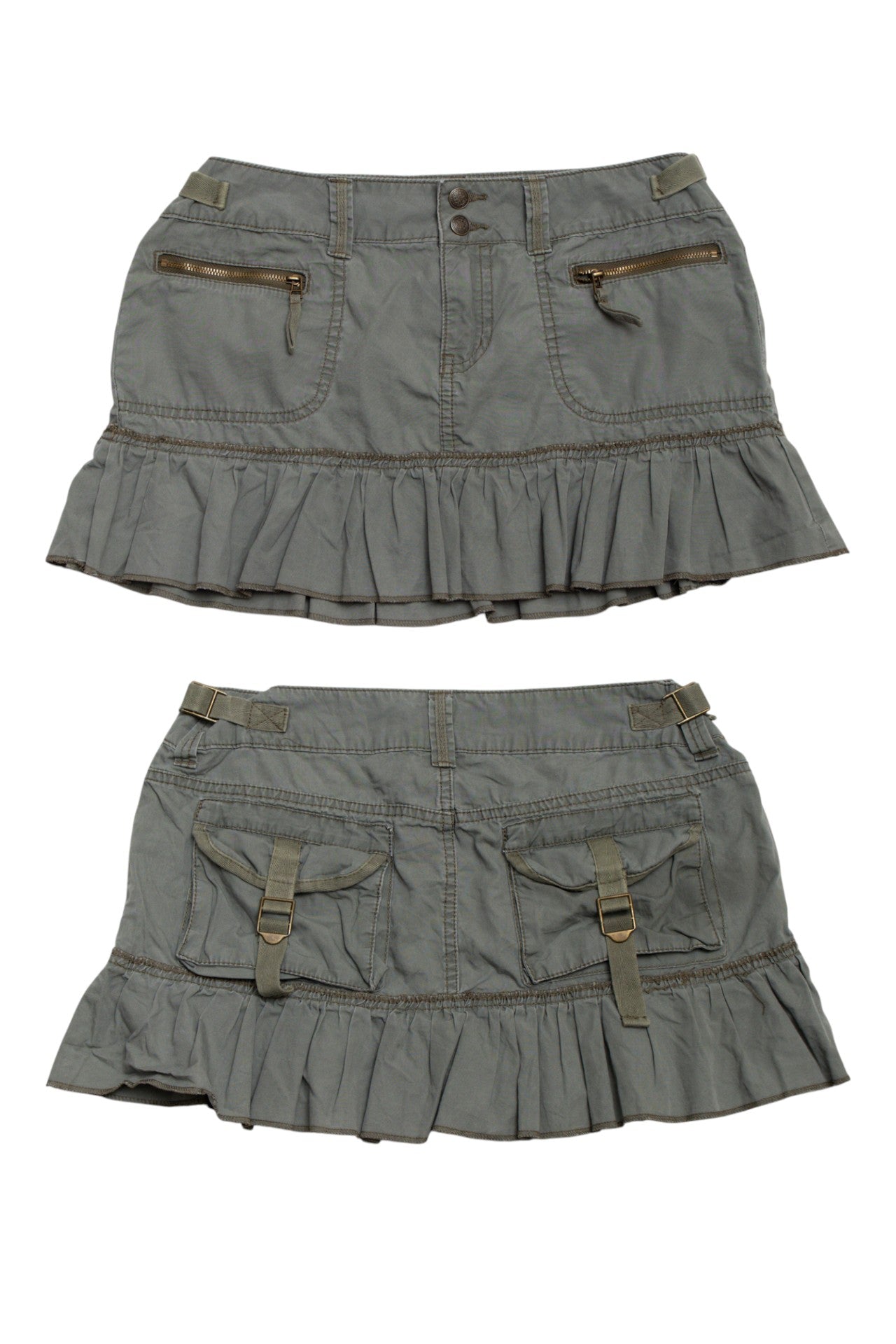 #124 Nobo No Boundaries Mini Skirt Gray | c. 197 | Size 8