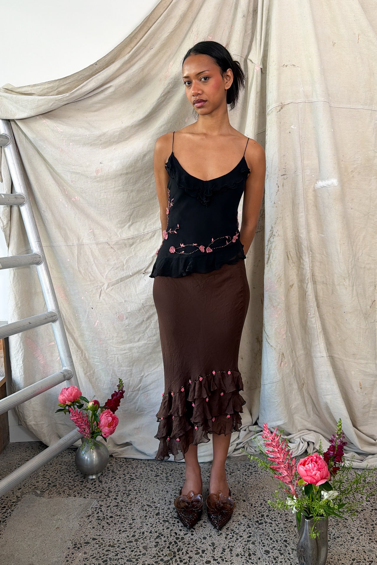 #157 I. C. E. Skirt Black | c. 213 | Size 12
