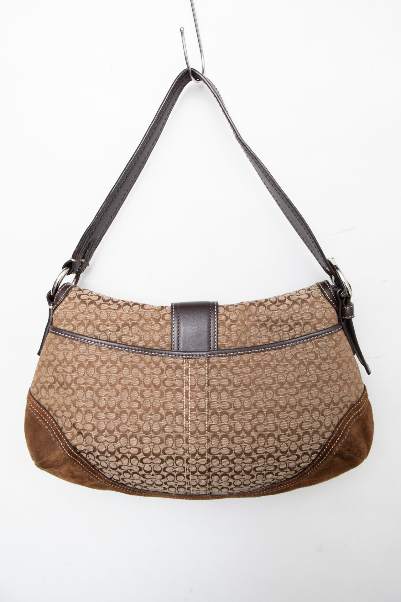#170 Coach Shoulder Bag Brown | c. 206 | Size