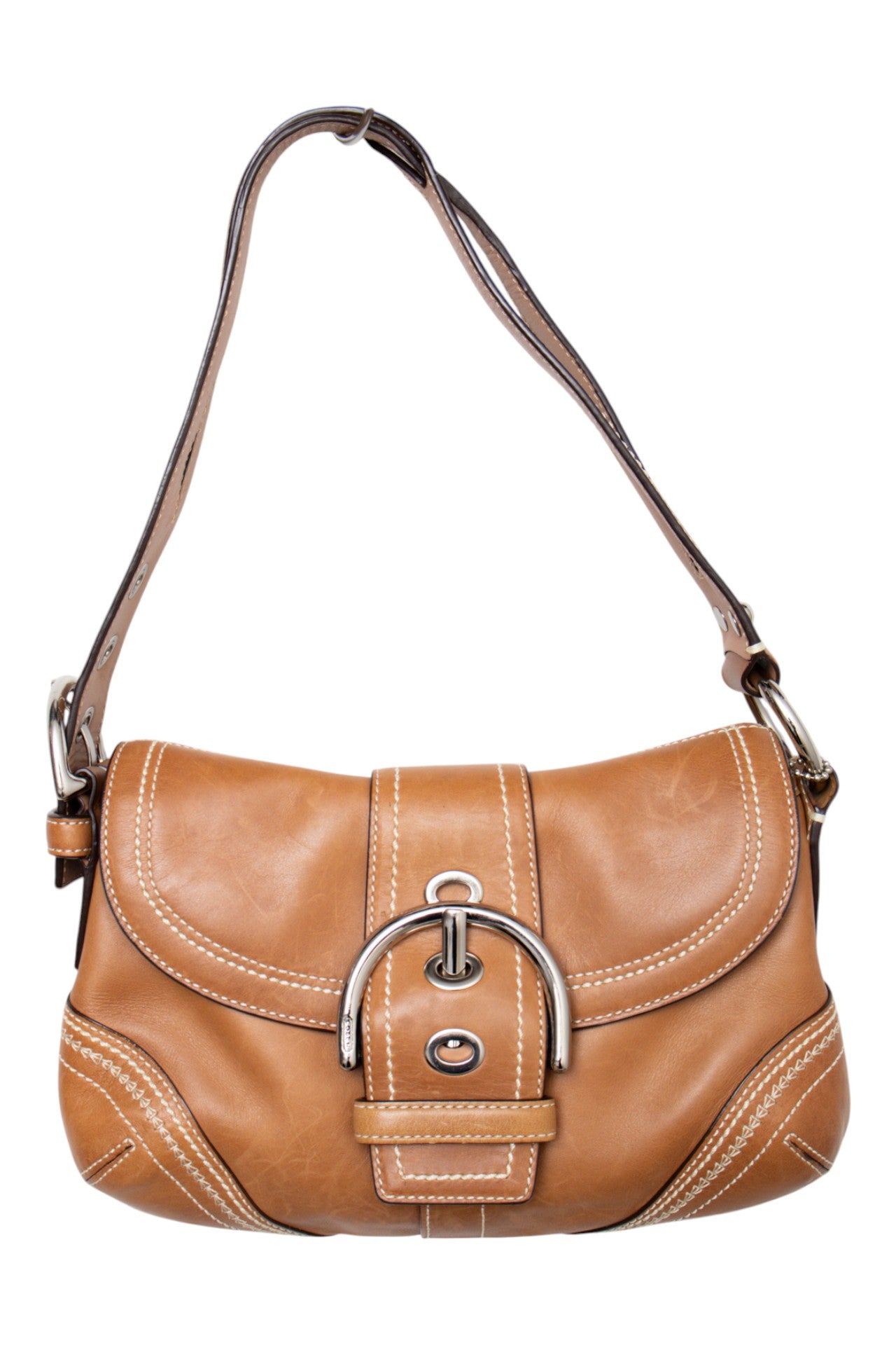 #177 Coach Shoulder Bag Brown | c. 202 | Size