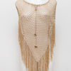 #209 M.k.m Designs Halter Top Beige | c. 192 | Size