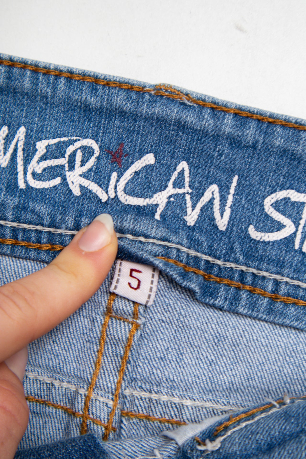 #202 American Star Denim Shorts Blue | c. 194 | Size 8
