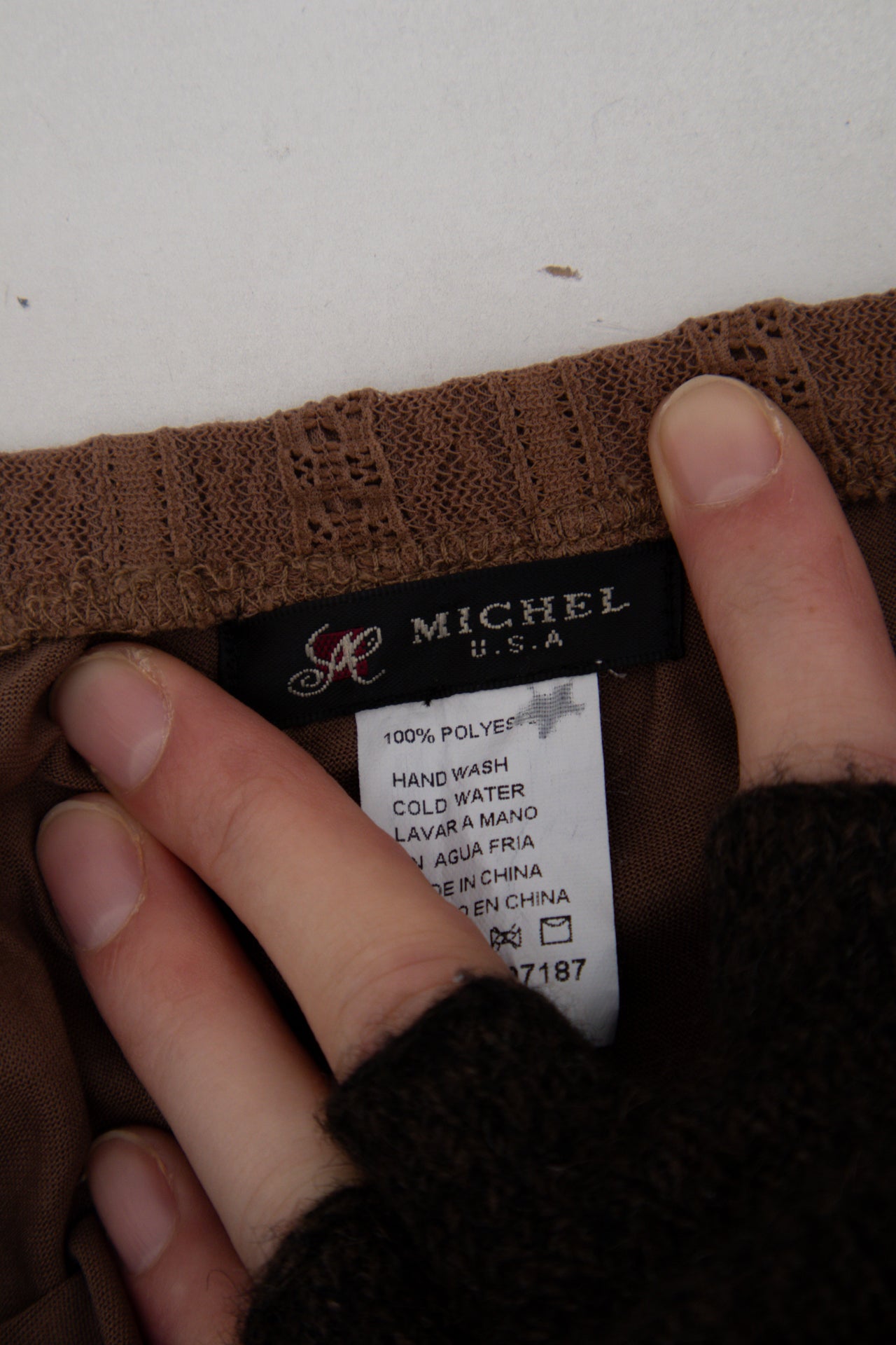 #118 Michel Skirt Brown | c. 200 | Size 12