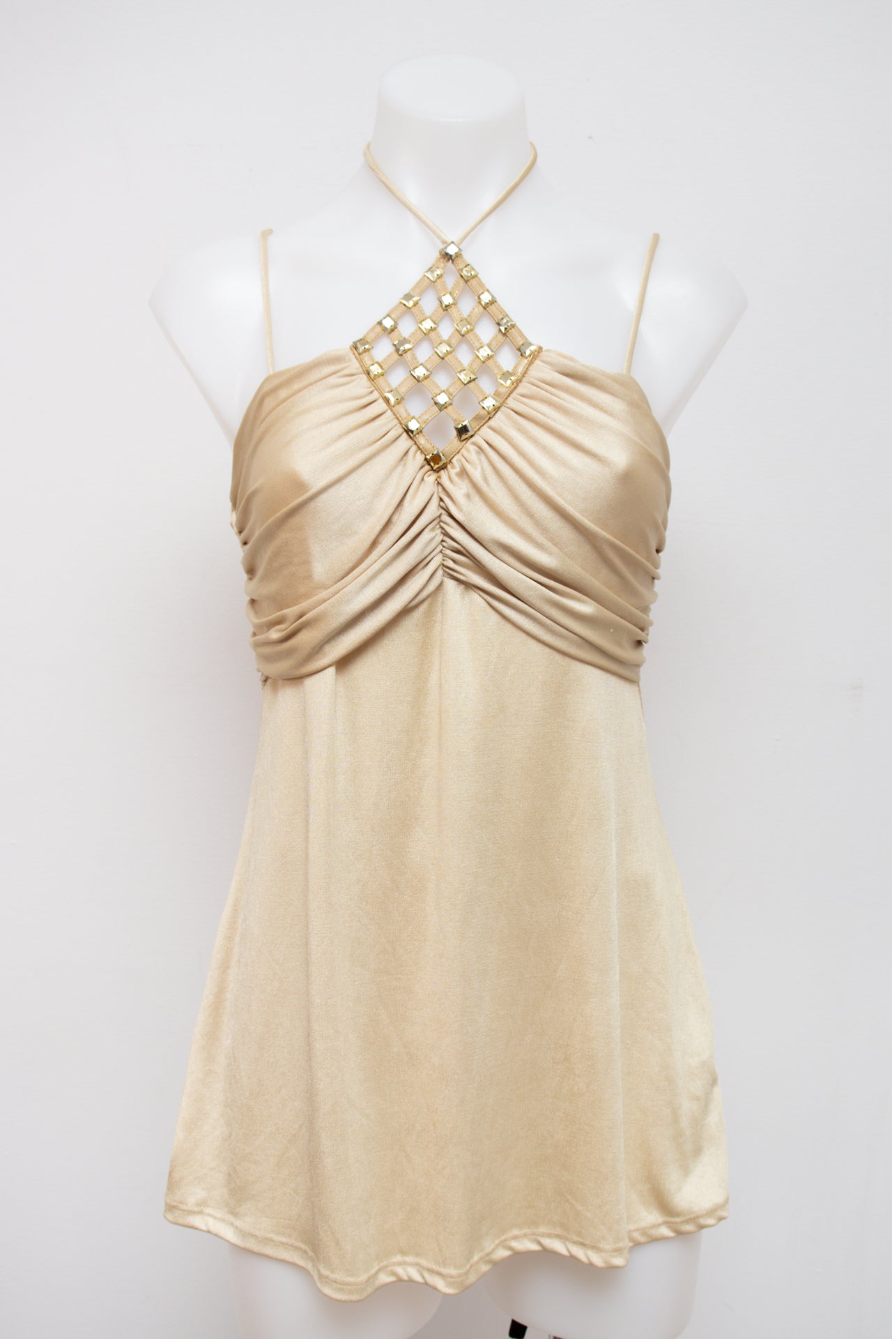 #04 Charlotte Russe Cami Top Beige | c. 196 | Size 10/12