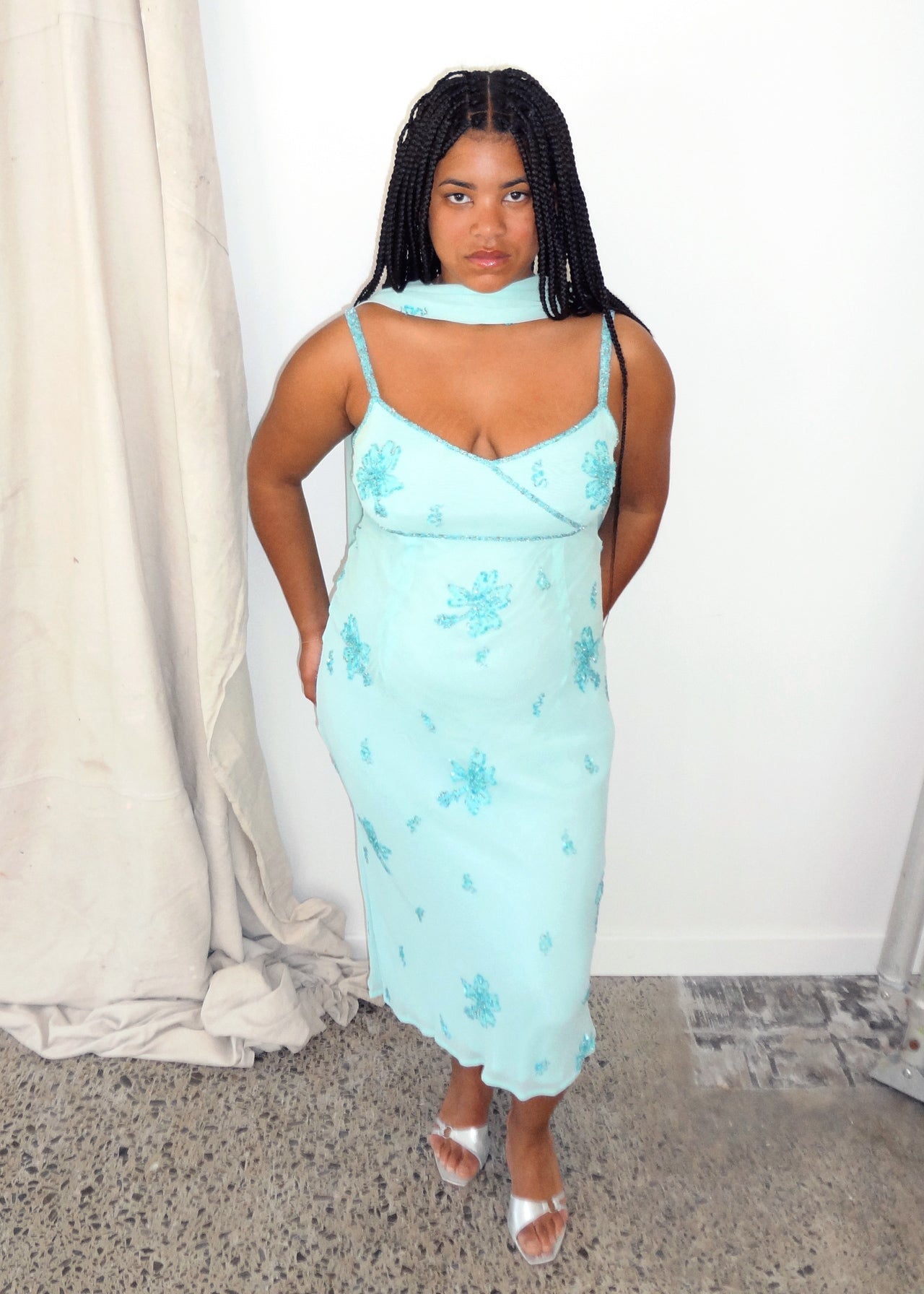 #131 Occasions Gown Blue | c. 213 | Size 8