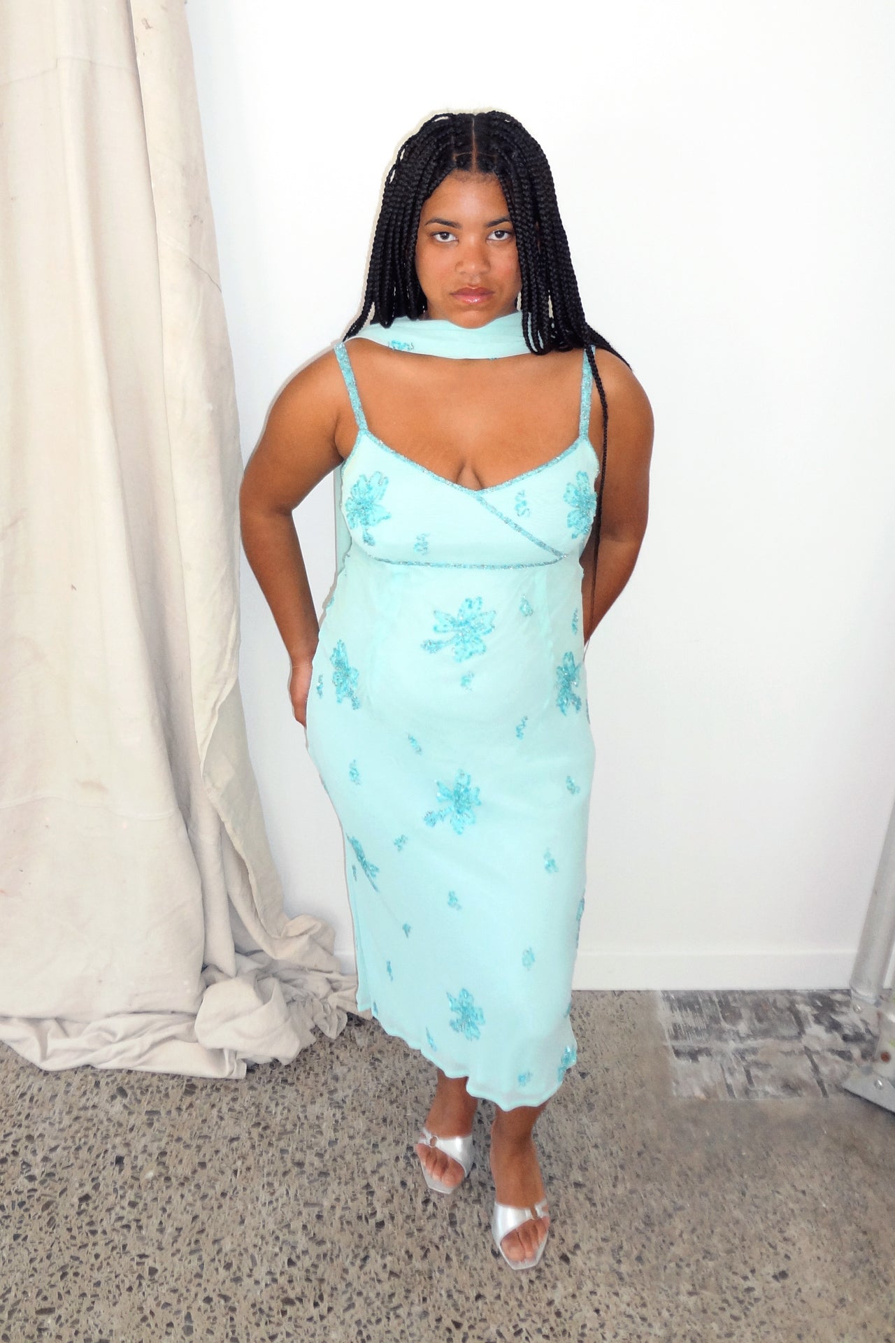 #131 Occasions Gown Blue | c. 213 | Size 8