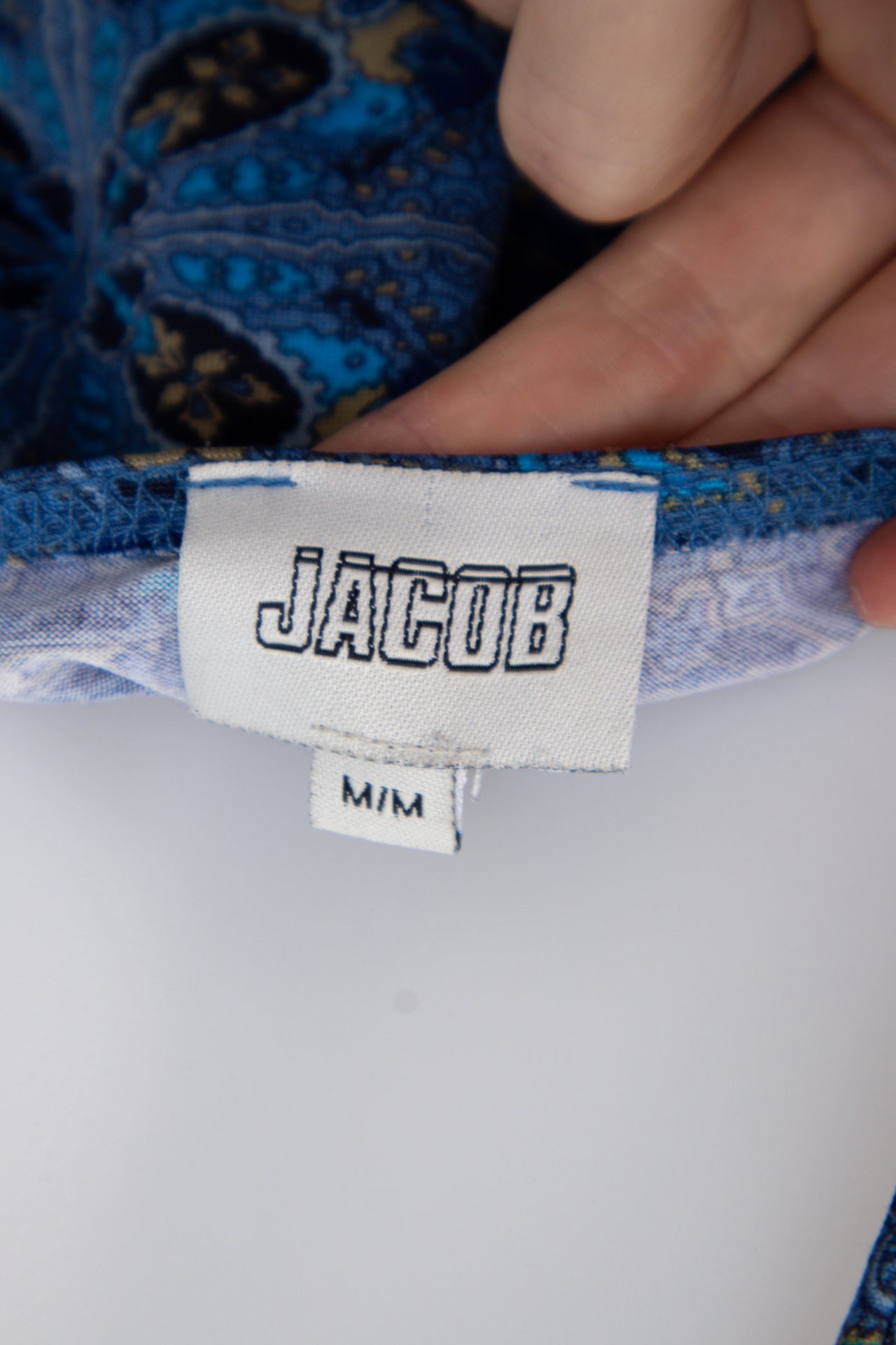 #115 Jacob Halter Top Blue | c. 206 | Size 10