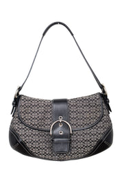 #169 Coach Shoulder Bag Black | c. 206 | Size