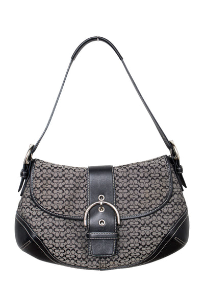 #169 Coach Shoulder Bag Black | c. 206 | Size