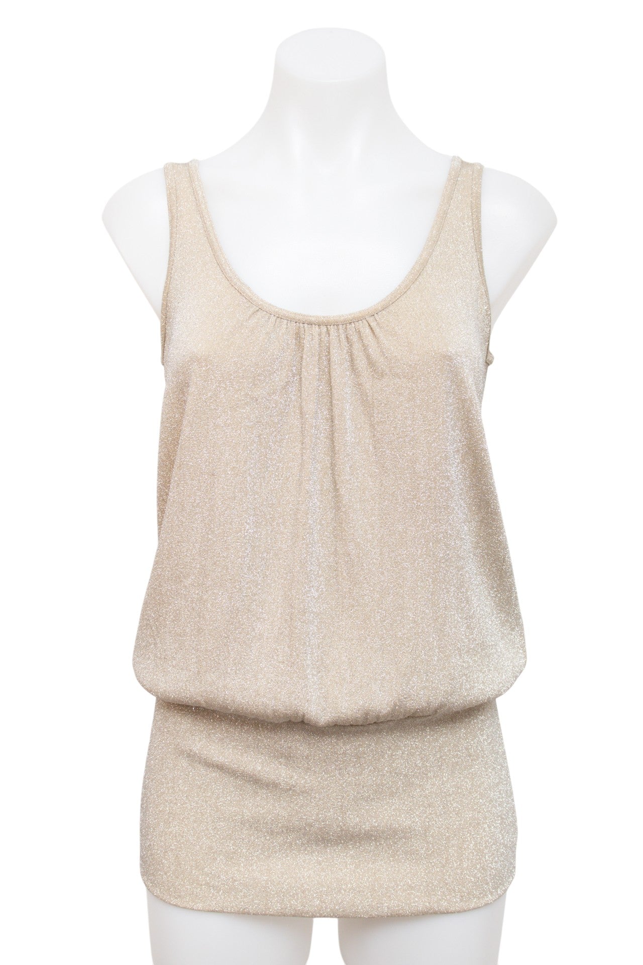 #41 H&m Mini Skirt Gold | c. 196 | Size 8