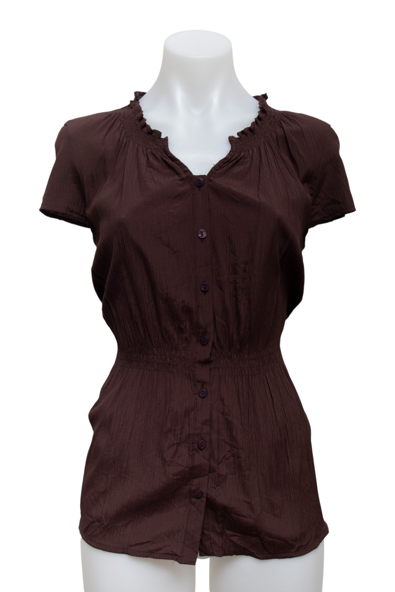 #85 Jaclyn Smith T-shirt Brown | c. 178 | Size 10