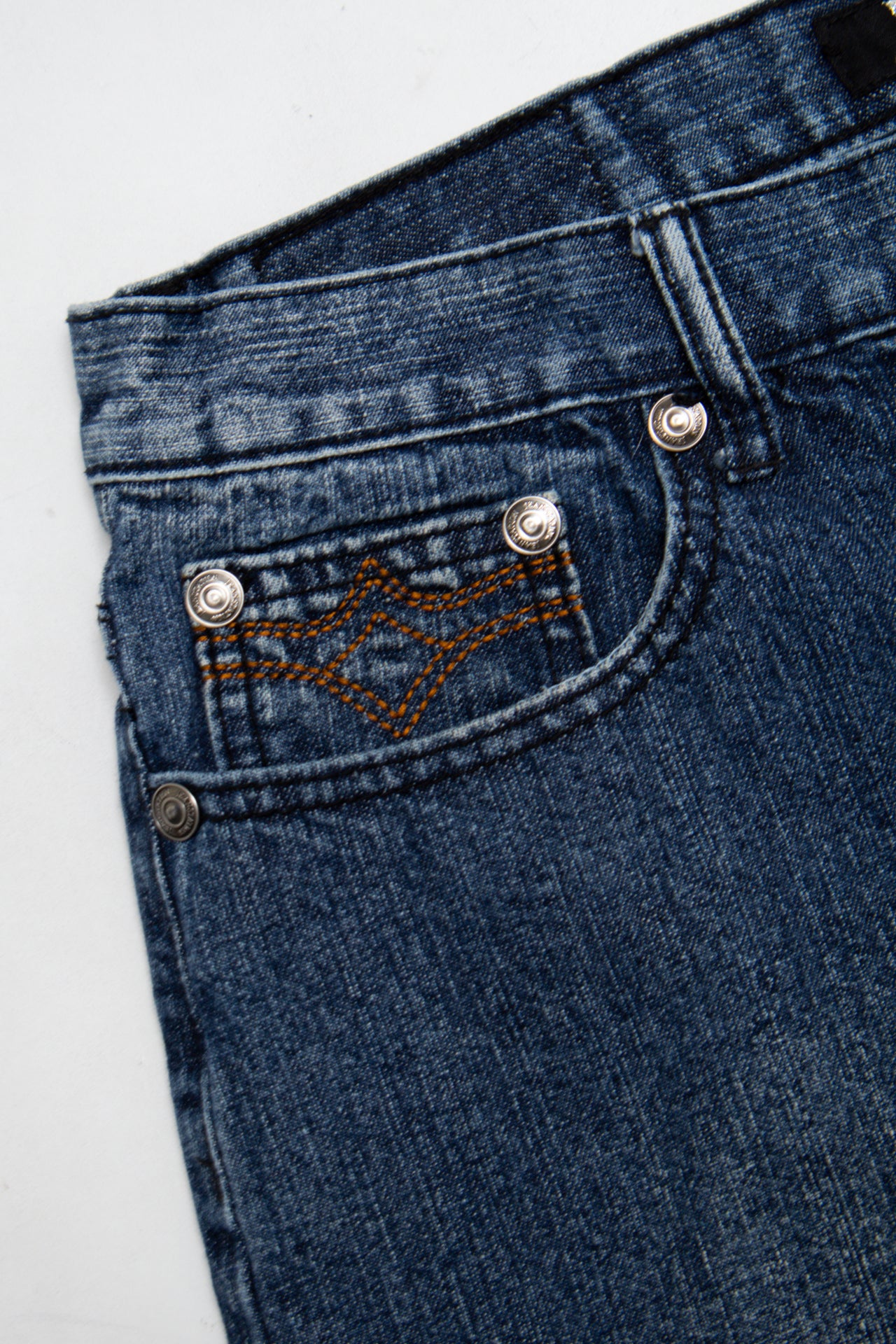 #112 Jean Station Denim Shorts Blue | c. 181 | Size 10