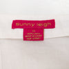 #126 Sunny Leigh LinenSkirt White | c. 193 | Size 10