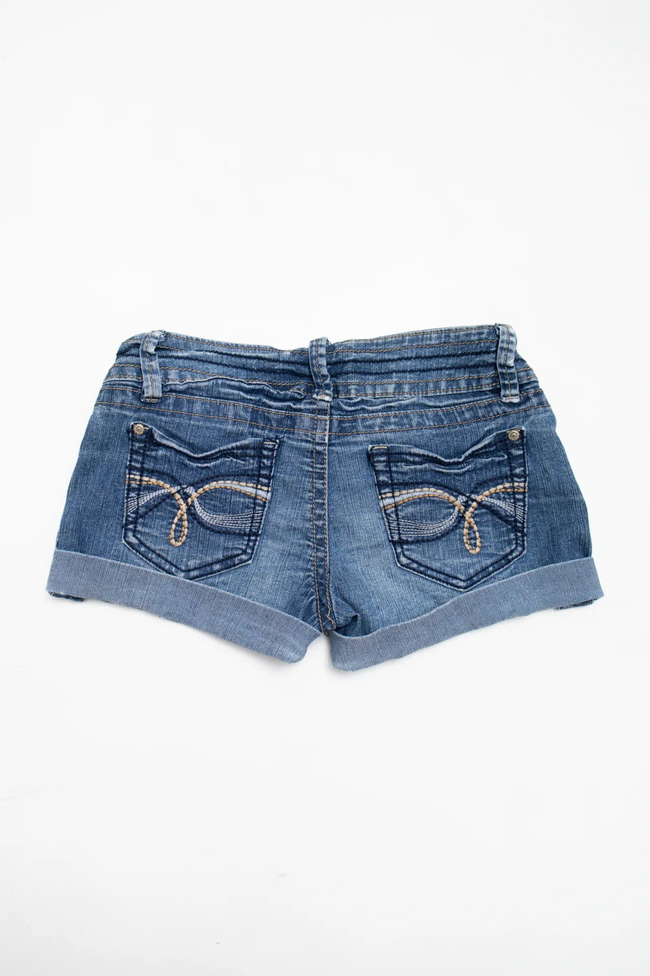Wallflower Distressed Denim Shorts Blue | c. 166 | Size 8